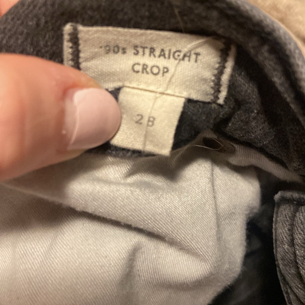 Madewell Charcoal 90s Straight Leg Jeans - Picture 9 of 10